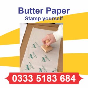 Blank Butter Paper & Custom Stamp Solutions for Small Startup Businesses, Packaging in Islamabad & Rawalpindi