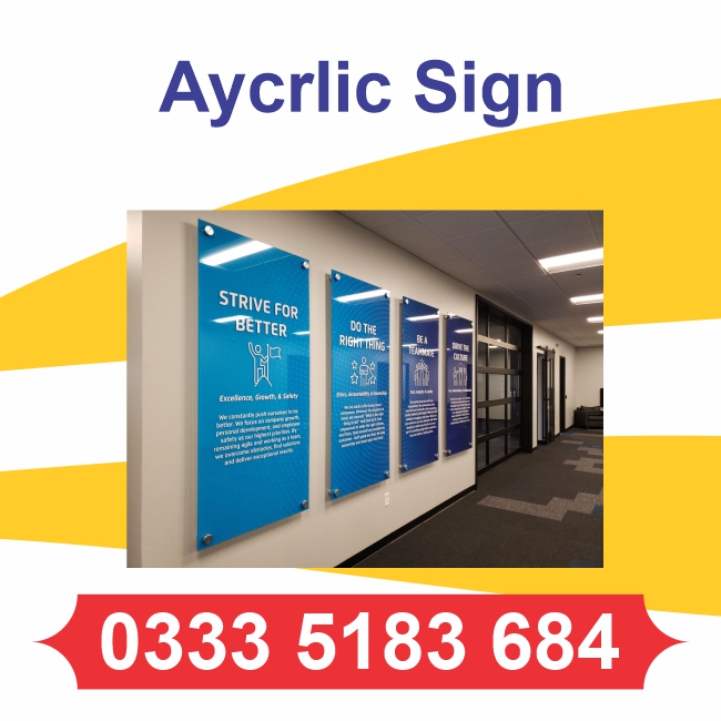 Acrylic Sign