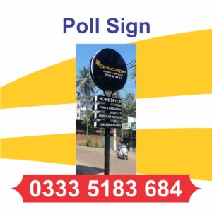LED Pole Signs